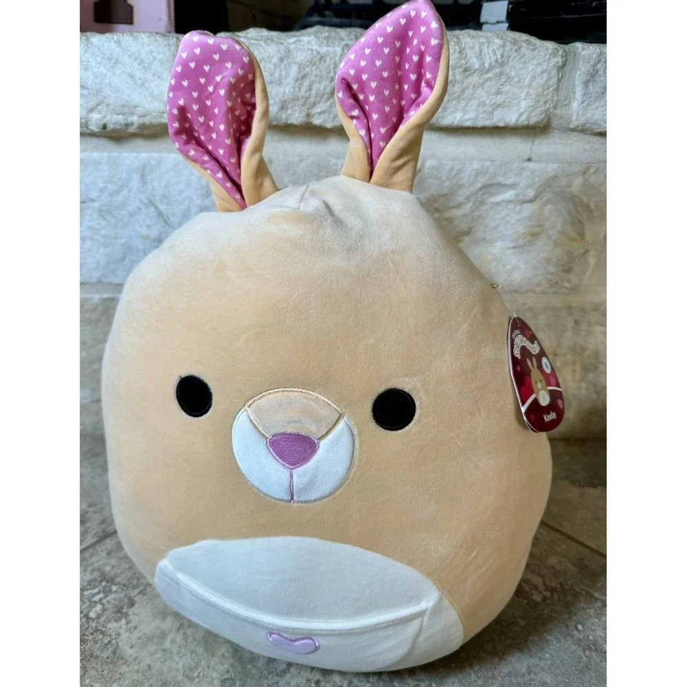 RARE Squishmallow Valentines 2025 Keely the Kangaroo 16 inch NEW with Tags‎ NWT